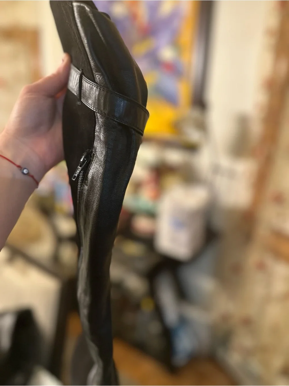Over-the-Knee Black Suede Boots - Elegant Women's Riding Style